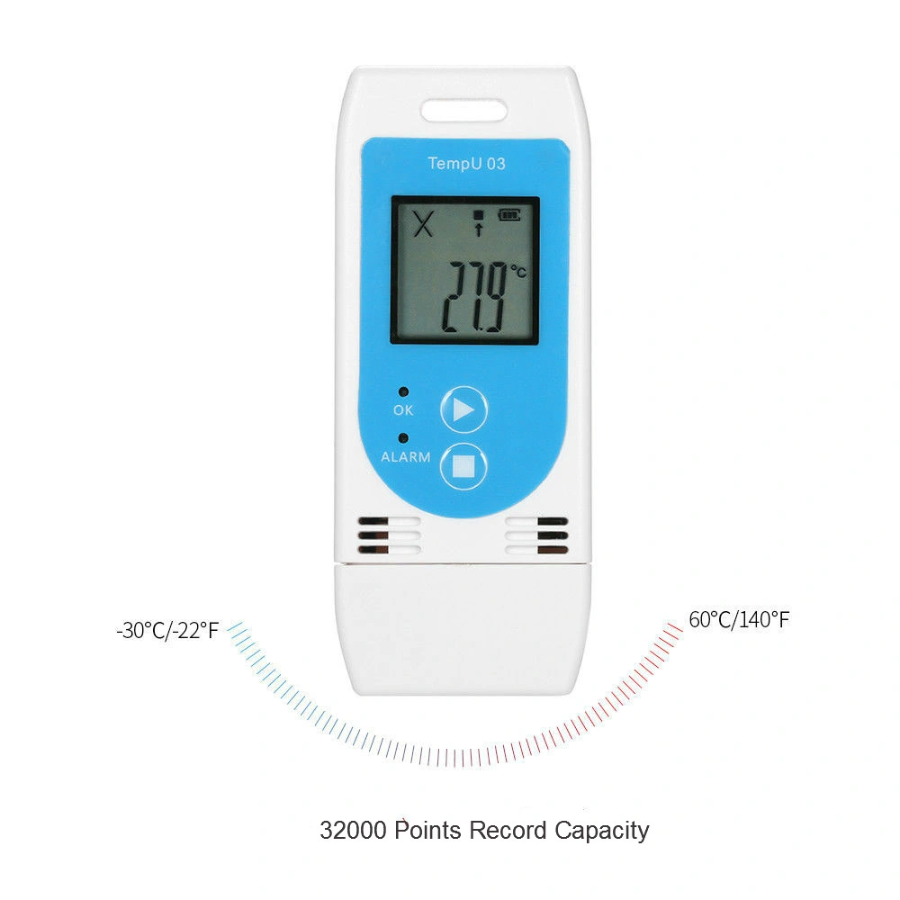 Tempu03 Warehouse Management for Logistics Transportation for Temperature Humidity Recording for Cold Chain