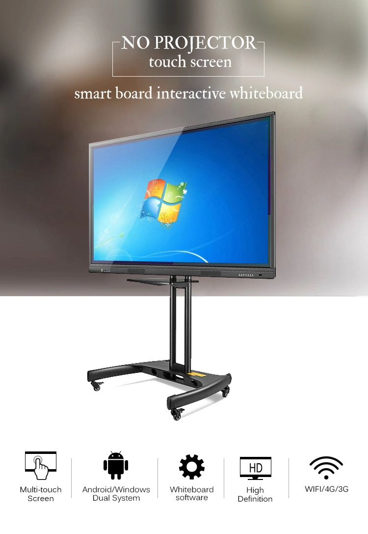 Board Divice Interactive Flat Panel All One Meeting Touch Smart Whiteboard